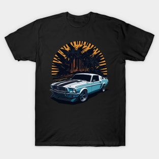 Ford Boss 302 Mustang Vintage Car T-Shirt